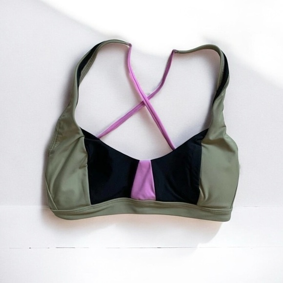 🌻NEW w/tag Prana Size XL Tulum Bikini Top + Black Summer Wave Bottom Set (1) - Picture 4 of 15